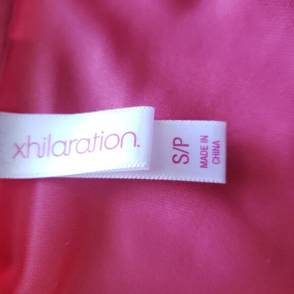 Xhiliration Pink Tunic Top Belted Boho Bohemian Small Women - Picture 7 of 8